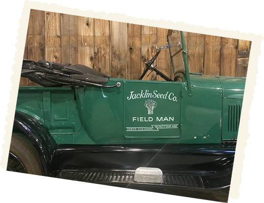 Historic Jacklin Seed Co. tractor