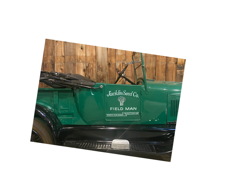 Historic Jacklin Seed Co. tractor